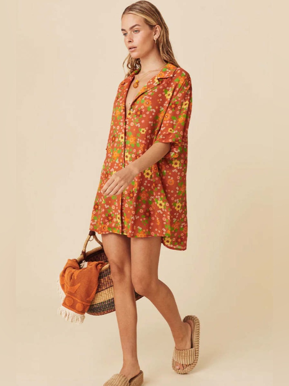 Spell & The Gypsy Collective Pomella Shirt in Retro